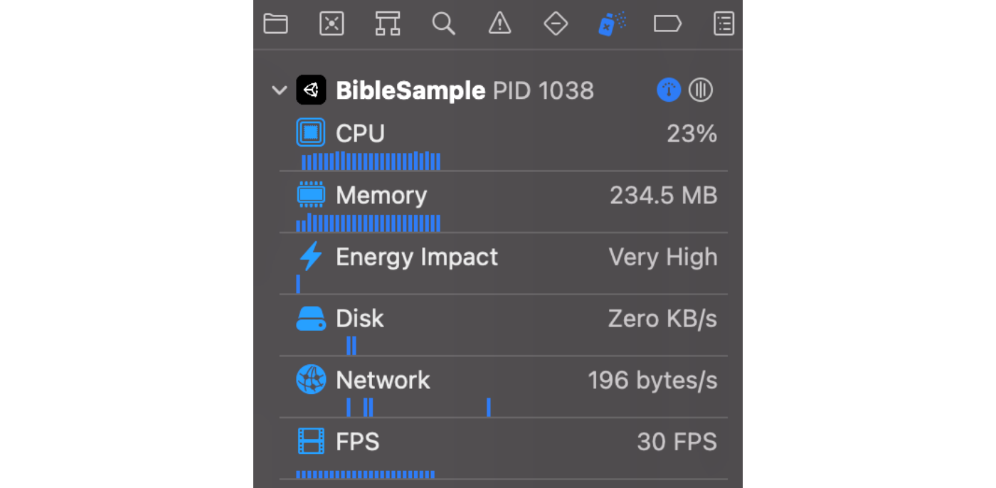Selecting Debug Navigator