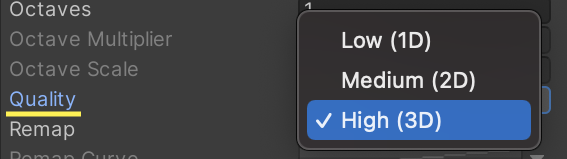 Quality of the Noise module