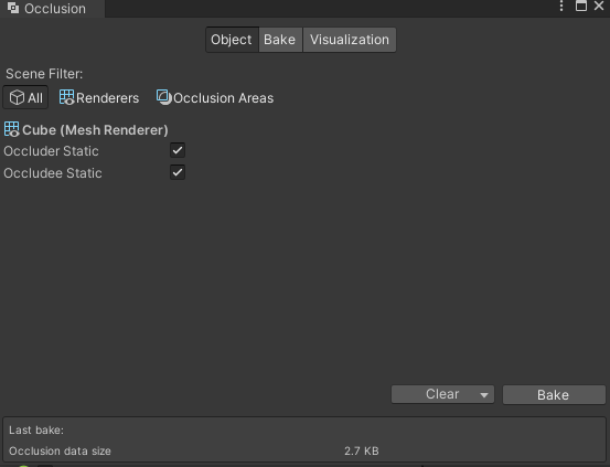 Occlusion Culling Window