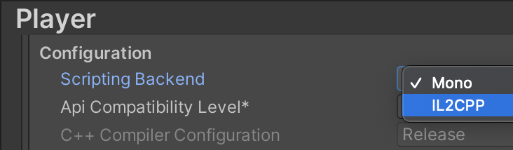 Configuring Scripting Backend