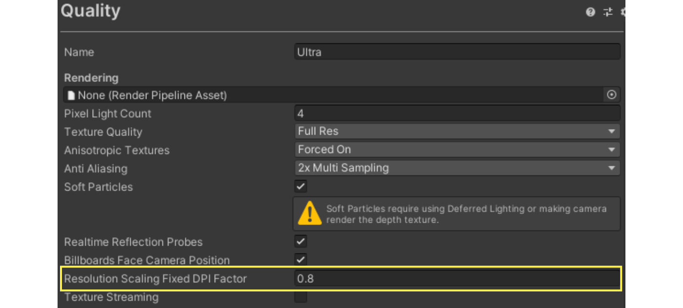 Resolution Scaling DPI Scale Factor